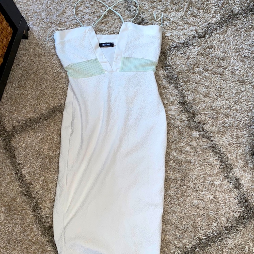 Women’s white midi dress